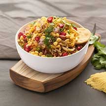 Bhel Puri Indian chaat crispy puffed rice tangy street food snack