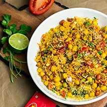 Chana Chaat spicy Indian street food chickpea snack