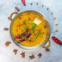 Dal Tadka smoky Indian lentils with garlic tempering