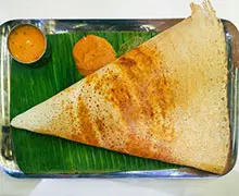 Masala Dosa recipe - crispy South Indian rice crepe filled with spiced potato masala