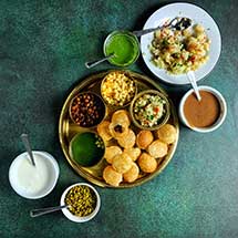 Pani Puri Indian street food snack